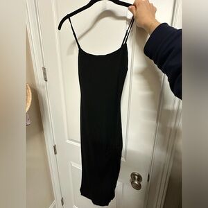 LULUs little black dress midi , comfy & sexy